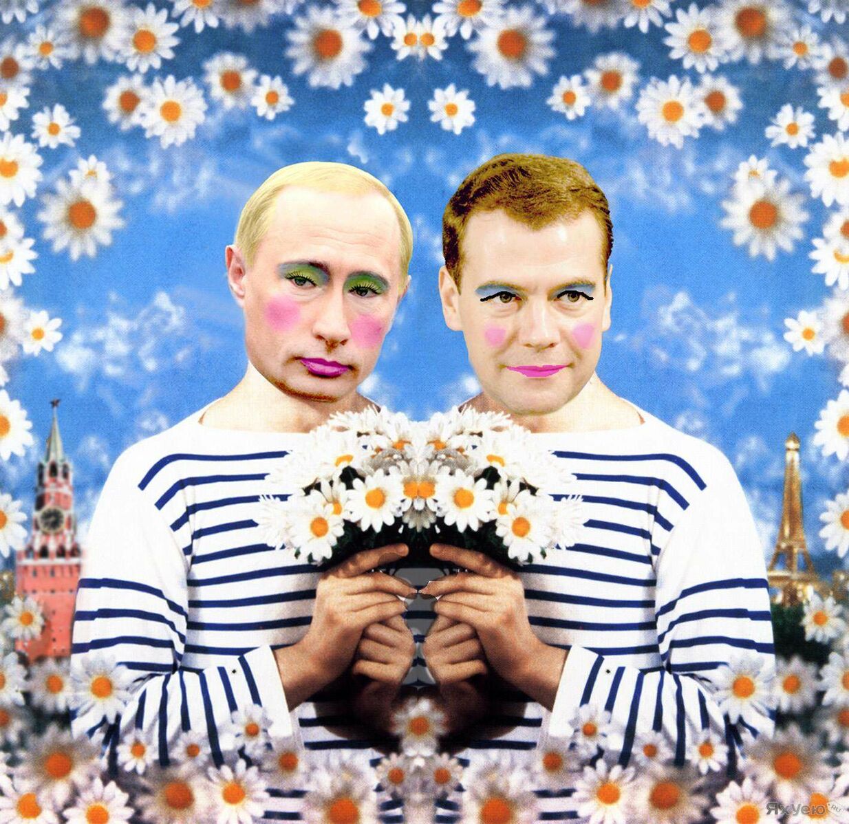 Прикольные картины с Путиным